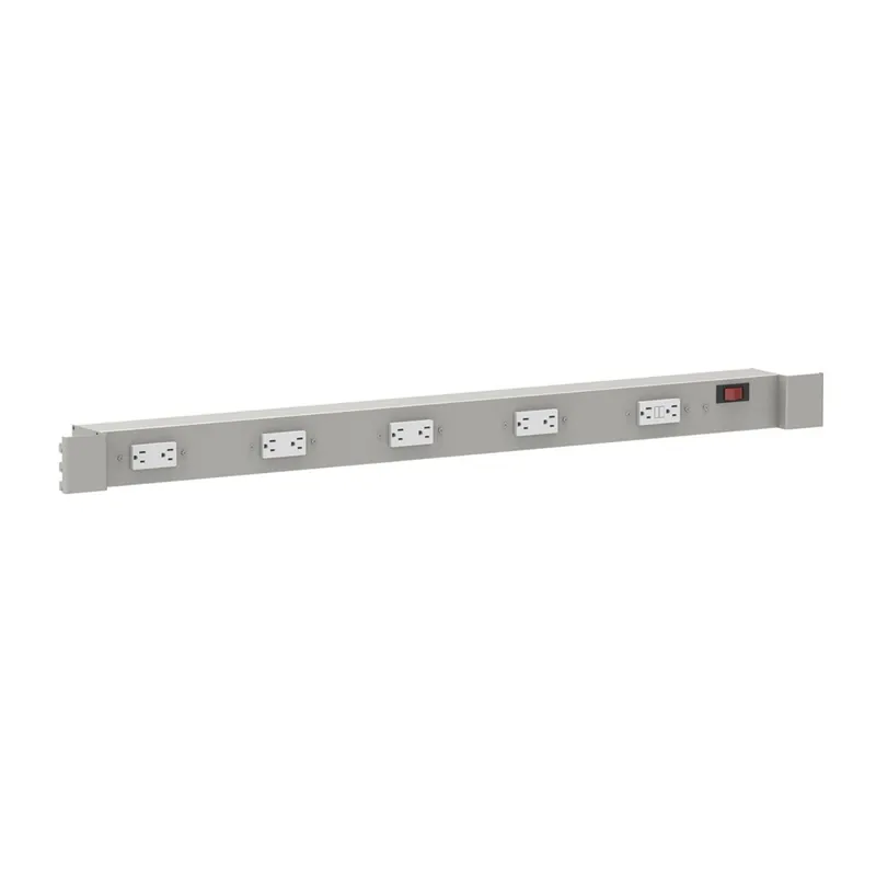 Arlink 8876 Single-Sided 15-Amp Power Beam with 8 Outlets, 30"