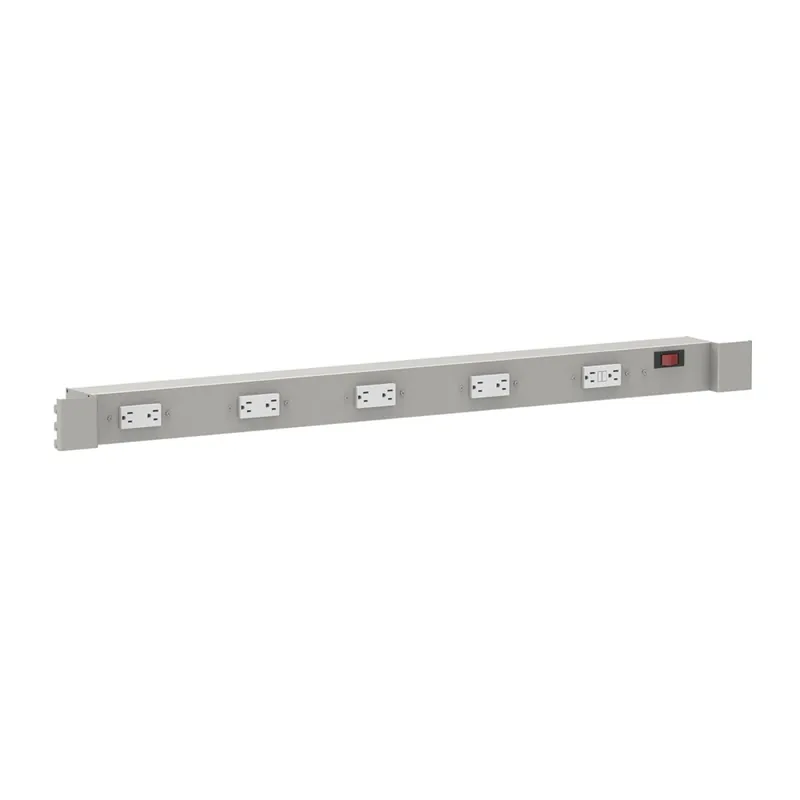 Arlink 8930 Single-Sided 15-Amp Power Beam with 8 Outlets, 48"
