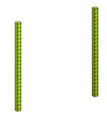 Arlink 8505 Parts Bin Rail Supports for Progressive Assembly Systems, 24"
