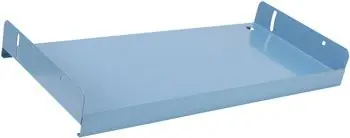Treston 12" x 32" MTS Utility Shelf with ESD Laminate for 72" Workbenches, Sky Blue