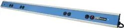 Treston 60" Electrical Channel with 4 Outlets for Workmaster Workbenches, Sky Blue