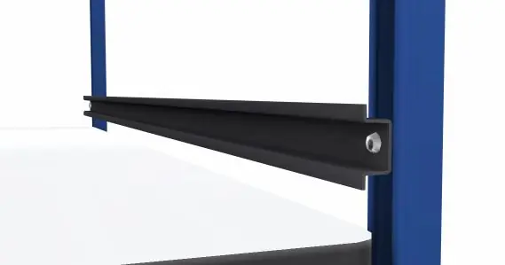 Production Basics 8303 Parts Bin Rail, 60"