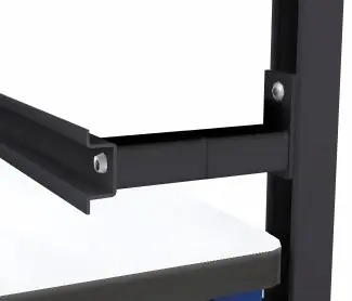 Production Basics 8310 Bin Rail Extension, 6"