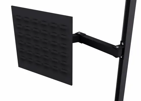 Production Basics 8627 Parts Bin Panel with 24" Double Arm