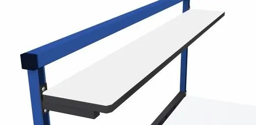 Production Basics 8458 Shelf with ESD Laminate, 12" x 36"