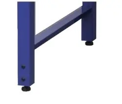 Production Basics 8294 Set of 4 Leg Adjusters for RTW Series Workbenches, 2" x 2"