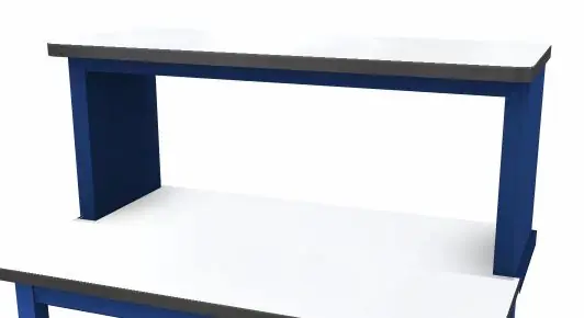 Production Basics 8471 Riser Shelf with ESD Laminate for RTW Series Workbenches, 18" x 48"