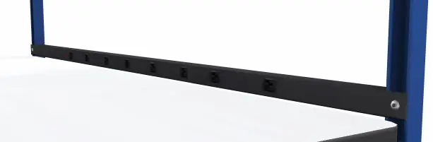 Production Basics 8326 Power Rail with 8 Outlets, 72"