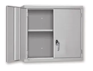 Pucel WC-3027 Wall Mounted Storage Cabinet with 1 Shelf, Beige, 14" x 30" x 27"