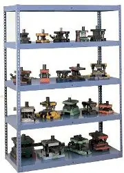 Tennsco RXHS-722496 High-Capacity Easy-To-Assemble Shelving, 24" x 72" x 96"