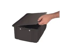 LEWISBins CDC2000-XL ESD-Safe Divider Box Cover Insert, Black