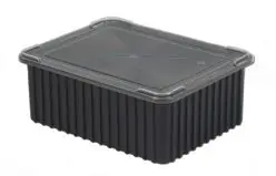 LEWISBins CDC3040-XL ESD-Safe Snap-On Divider Box Cover, Black