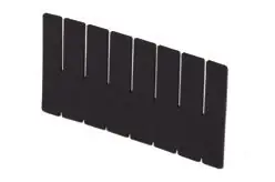 LEWISBins DV1080-XL Conductive Vertical Divider for Divider Boxes, Black, 7.4" Tall