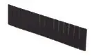 LEWISBins DV2260-XL Conductive Vertical Divider for Divider Boxes, Black, 5.4" Tall
