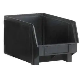 LEWISBins PB10-FXL Plastibox® ESD Parts Bin, Black, 4" x 3.5" x 2"