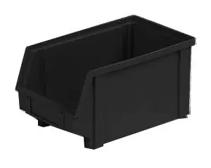 LEWISBins PB30-FXL Plastibox® ESD Parts Bin, Black, 5.8" x 9.5" x 5"