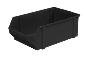 LEWISBins PB50-FXL Plastibox® ESD Parts Bin, Black, 11.6" x 18.5" x 7.1"