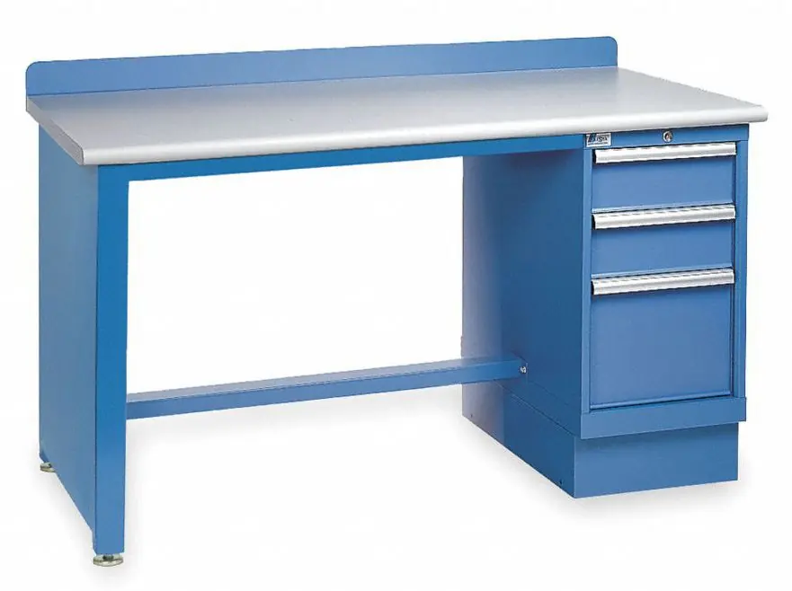 Lista XSTB21-60PT 30" x 60" Technical Workstation with Laminate Work Surface & Hanging Drawer