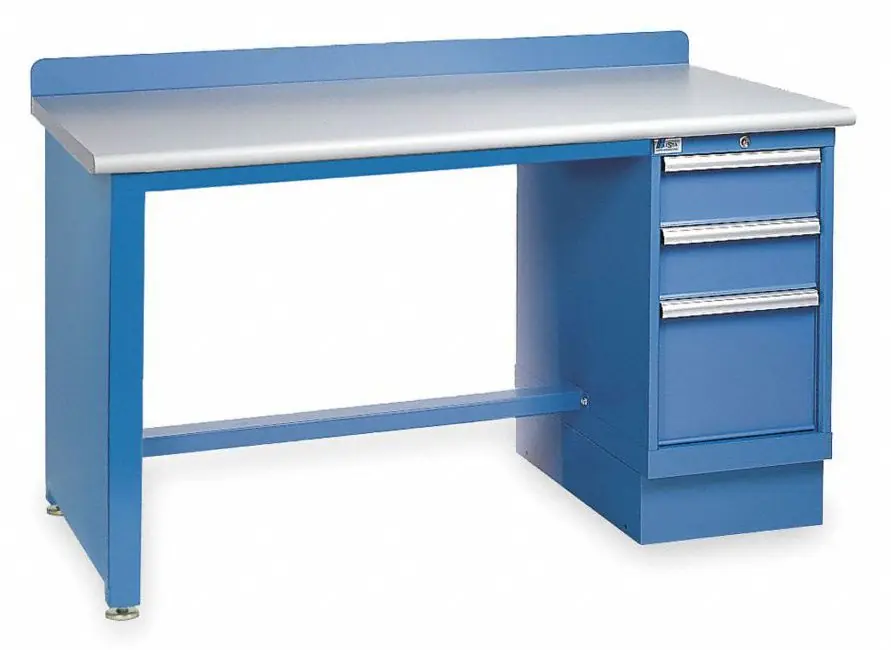 Lista XSTB23-72PT 30" x 72" Technical Workstation with Laminate Work Surface & Single Drawer Bank