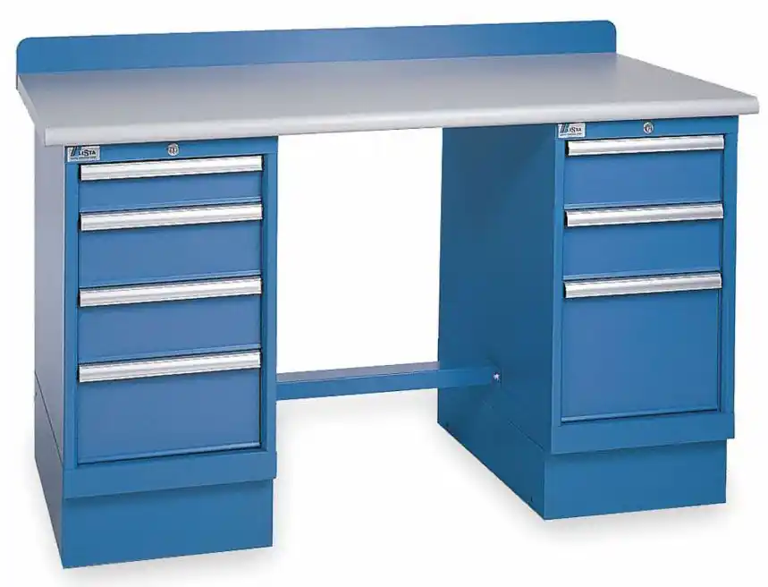 Lista XSTB41-60PT 30" x 60" Technical Workstation with Laminate Work Surface & Dual Drawer Banks