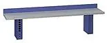Lista XSIRS-60PT Instrument Riser Shelf with Laminate Surface, Power Strip & Back Stop, 60"