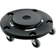 Rubbermaid 2640 Dolly for BRUTE® Containers, 18.25" dia. x 7" Tall