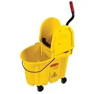 Rubbermaid 7577-88 WaveBrake® Mop Bucket and Down-Press Wringer System, 35 Quart Capacity