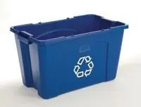 Rubbermaid 5718-73 Stackable Recycling Box, 18 Gallon, 26" x 16" x 14.75"
