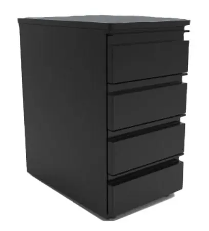 Production Basics 8574 Freestanding Drawer Unit with (4) 6" Drawers