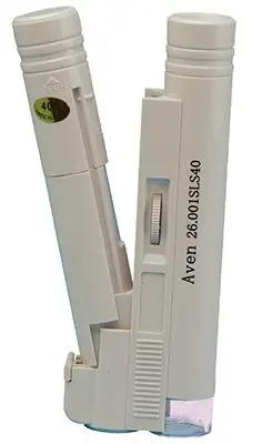 Aven 26800C-534 Pocket Microscope with Illumination, 40x