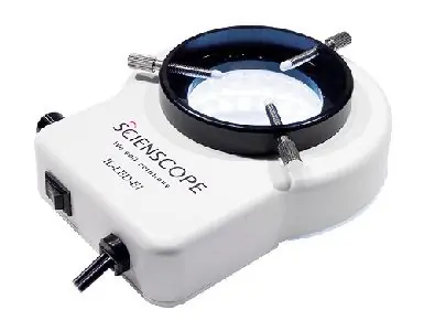Scienscope IL-LED-E1 Adjustable LED Ring Light with Built-In Power Supply