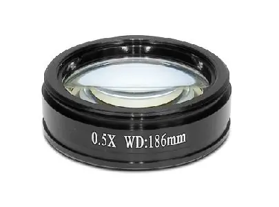 Scienscope CMO-LA-05 E-Series Objective Lens, 0.5x