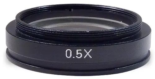 Scienscope ELZ-LA-05 ELZ-Series Objective Lens, 0.5x