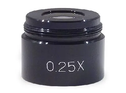 Scienscope MZ7A-LA-02 MZ7 Objective Lens, 0.25x