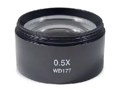 Scienscope SZ-LA-05 SSZ-Series Objective Lens, 0.5x