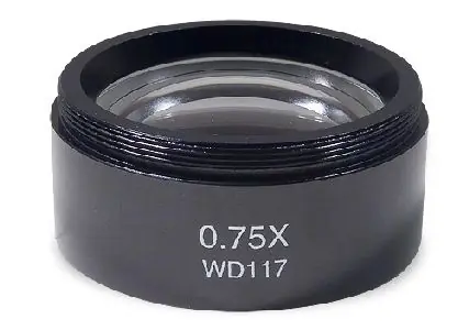 Scienscope SZ-LA-07 SSZ-Series Objective Lens, 0.75x