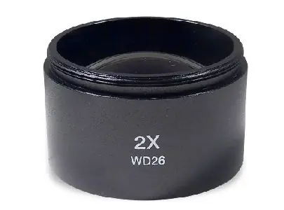 Scienscope SZ-LA-20 SSZ/SSZ-II-Series Objective Lens, 2x