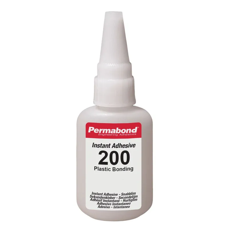 Permabond 200 Fast Setting Cyanoacrylate Adhesive, Clear, 1 oz. Bottle