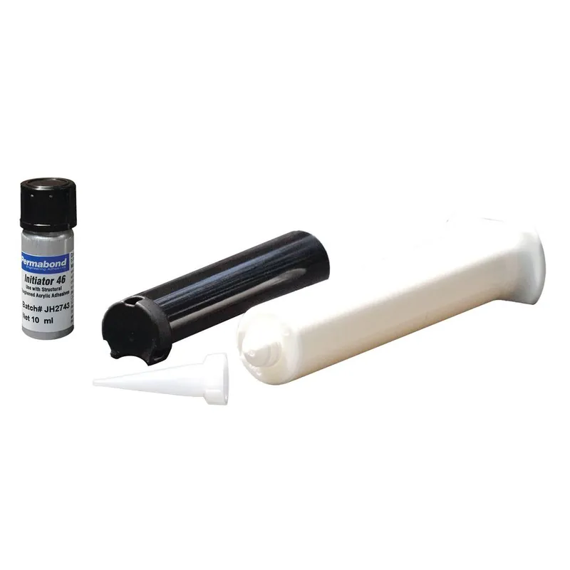 Permabond TA4246 No-Mix Toughened Acrylic Adhesive, Amber, 65ml Kit