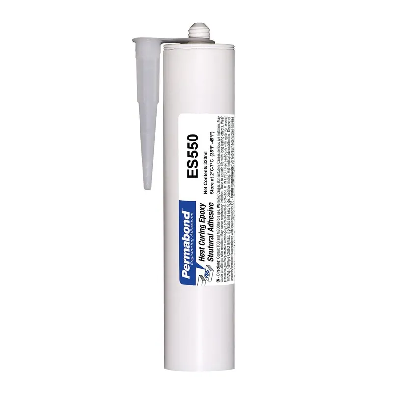 Permabond ES550 Toughened Non-Sagging Single-Part Epoxy, Gray, 320ml Cartridge