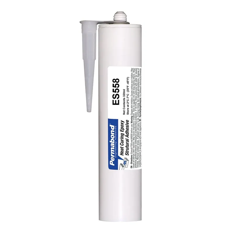 Permabond ES558 Toughened Single-Part Epoxy, Gray, 320ml Cartridge (Case of 10)