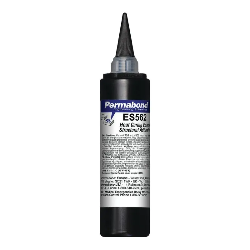 Permabond ES562 Self-Leveling Single-Part Epoxy, White, 200ml Bottle