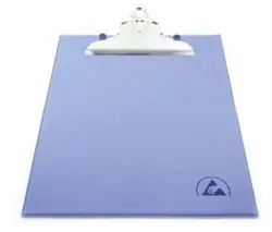 Botron B7602 ESD-Safe Clip Board with 5" Metal Clip, 9" x 12"