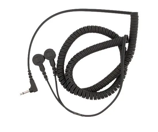 Botron B2188 Dual Wrist Strap Coil Cord with Two 4mm Snaps, 12‘