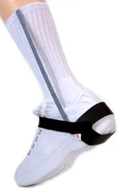SCS HGC1M-EC Economy Cup-Style Heel Grounder, 1 MegOhm Resistor, Black