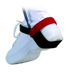 SCS HGS1MD-RED High Visibility Cup-Style Heel Grounder, 1 MegOhm Resistor, Red
