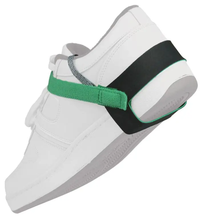 Desco 17260 Lead-Free Heel Grounder, 2 MegOhm Reistor, Green