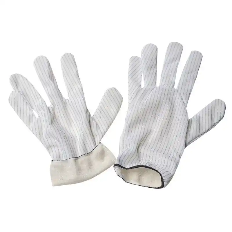 Desco 68111 Polyester Static Dissipative Hot Gloves, Medium