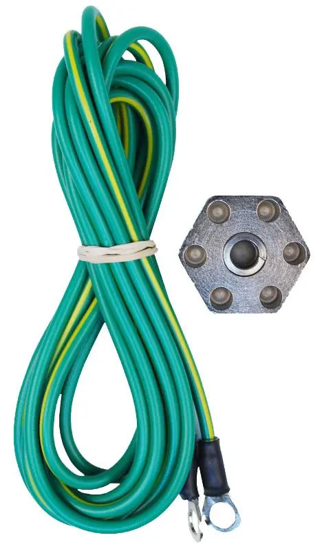 SCS 09842 Multi Grounding Hub without Resistor, 12 Grounding Points, 6‘ Cord