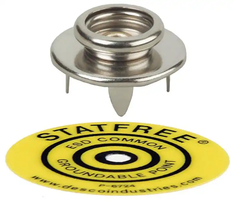 Desco 09863 Push and Clinch Snap Sockets, 10mm